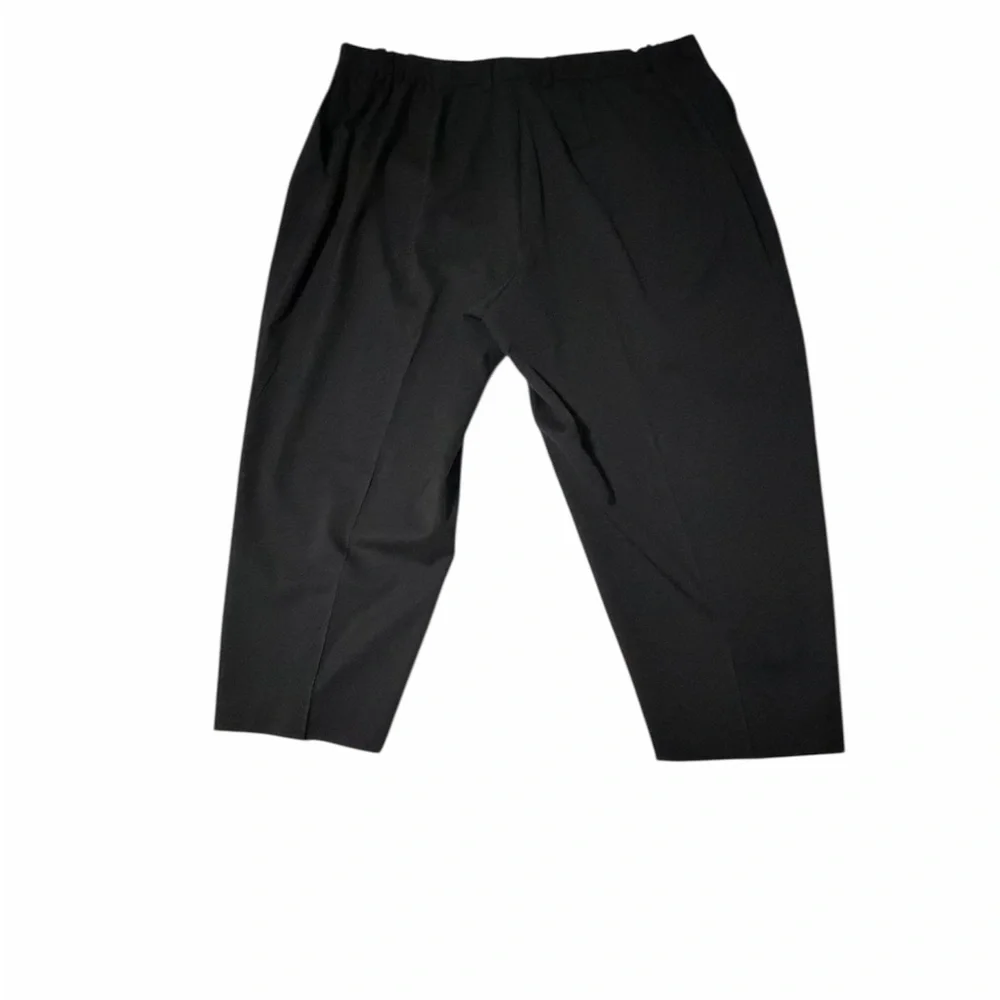Lafayette 148 Clinton Black Ankle Pants Size 20W Light Wool Straight Leg - Picture 3 of 15